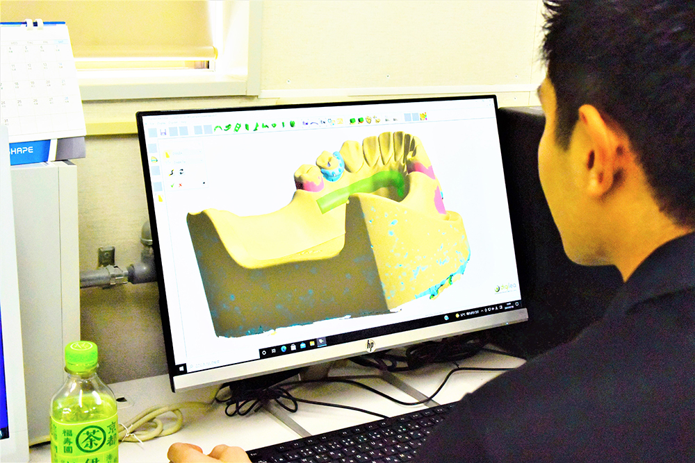 作業しやすい空間で、理想の技工物を